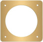 Solid Brass Bird House Hole Protector, Predator Guard Plate, 1 Pack