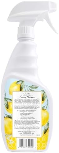 CAPRI ESSENTIALS APC, Household Dust Remover, Kitchen Counter Surface Spray, Removes Grime, Blend of Essential Oils, Lemon Verbena, 23 FL Oz