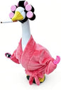 23In Lawn Goose Leopard Bathrobe Outfit Entryway Funny Decor(Pink)