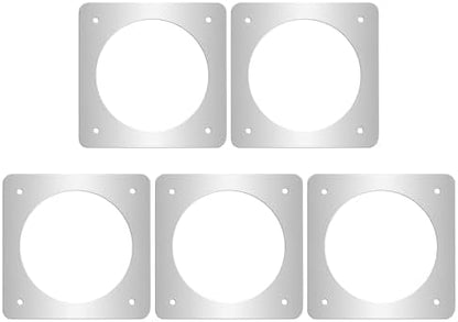 5 Pack Stainless Steel Birdhouse Hole Guard & Portal Protector