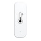 WiFi & Bluetooth Temperature and Humidity Sensor,No Hub Required,Compatible with Alexa and Google Home,for Home, Baby Rooms,Greenhouses Accessories, Garages, Office 1Pack(No Include Battery)
