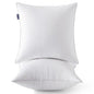 MIULEE 20 x 20 Pillow Inserts (Set of 2) -Throw Pillows for Couch Sofa with 100% Cotton Covers - size: 20x20 Incha1