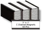 IMAGAME Magnetic Tool Organizer, Label Holder, 30 Packs, 3"x1"