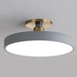 CHENKUI Macaron Ceiling Light LED Half Flush Mount Modern Ceiling Lamp Fixture Three-Tone Light (3000K/4500K/6000K) Ceiling Lighting Easy Installation of Round Lights for Entrance