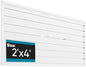 Brakki Slat Wall Paneling 2x4 Ft, Slatwall Garage Organizer Storage System