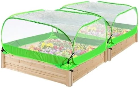 Garden Mesh Plant Cover Outdoor Plant Protector Enclosure Raised Bed Bird and Pest Protection Guard 1PC