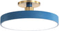CHENKUI Macaron Ceiling Light LED Half Flush Mount Modern Ceiling Lamp Fixture Three-Tone Light (3000K/4500K/6000K) Ceiling Lighting Easy Installation of Round Lights for Entrance