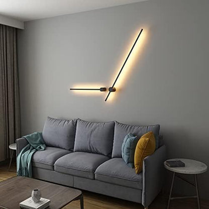 Living Room Minimalist Background Wall Decoration Bedroom Bedside Linear LED Wall Lamp, Ceiling Light