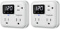Surge Protector 3-Outlet Power Strip with Voltage Stabilizer, 80V-140V Power Surge Protectors for Refrigerator, TV, Computer | LED Display, Fireproof UL94V-1, Wall Mount,1800J,2 Pack