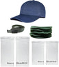 Tick Gaiters - Permethrin Treated, Ticks, Mosquitoes, Flies & More Insect Repellent, Unisex Adult, (Green/White/Blue XW) Complete Package 1