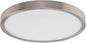 Builder Essential Round LED 11in Flush Mount 21W 2,050 Lumens with 5-CCT Selectability 2700-3000-3500-4000-5000K in Brushed Nickel