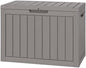 NUNU LAB 45 Gal Deck Box, Outdoor Storage Box Waterproof Lockable,Grey