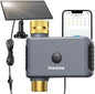 Solar WiFi Water Timer,Solar Hose Timer for Garden,365Day Power,Brass Value