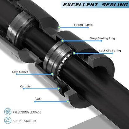 30PCS Push-to-Fit Drip Irrigation Emitters for 1/4 inch Irrigation Tubing, Adjustable 360 Degree Vortex Drip Emitters with Stake, Irrigation Dripper Sprinklers for Drip Irrigation System