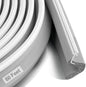 Litaibai 60 ft Kerf Weather Stripping Door Seal for Exterior Doors, Gray