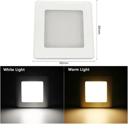 LED Step Lamp Stair Light AC85-265V Wall Light Corridor Aisle Lighting Indoor Wall Lighting CoolWhite Gold