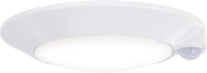 4 Inch Motion Sensor Ceiling Light, 10W 650LM, 60s Timeout, 120V LED Disk Lights, CRI90+, ETL Certified, Non-dimmable, Wet Location - Closets, Hallway, Entryway, Stairs, 1 Pack