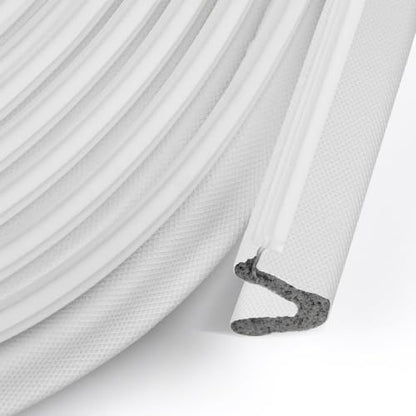 Litaibai 26 ft Kerf Weather Stripping Door Seal for Exterior Doors, White