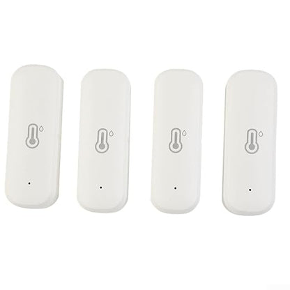 4 pcsWiFi Hygrometer Thermometer Sensor, Smart Temperature Humidity Monitor, Indoor Sensor for Room Greenhouse Incubator for Tuya WiFi Temperature and Humidity Detector