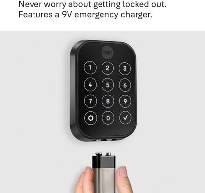 Yale Assure Lock 2 Touch Deadbolt, Oil Rubbed Bronze Smart Keyless Entry Door Lock with Z-Wave (ZW3) Connected Touch Keypad and Fingerprint Scanner, YRD450-F-ZW3-0BP