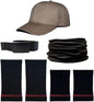 Tick Gaiters - Permethrin Treated, Ticks, Mosquitoes, Flies & More Insect Repellent, Unisex Adult, (Black/Khaki) Complete Package 1