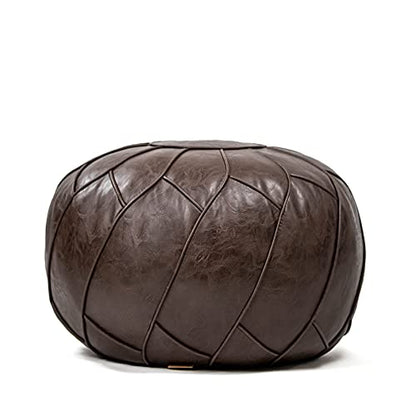Moderner Pouf Ottoman Chocolate Brown Color - color: Chocolate Brown