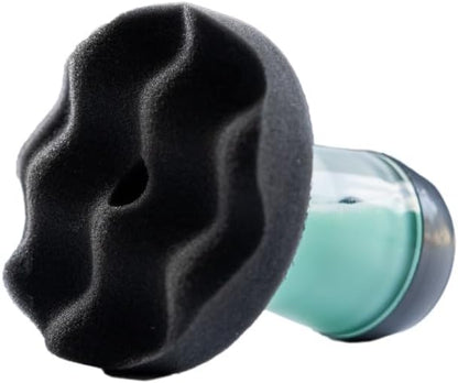 ExoForma Flow Tire Shine Applicator | Reusable Car & Truck Tire Dressing Applicator for No-Drip, Streak-Free Shine | Works with All Tire Shine & Gels | Professional Car Detailing Tool
