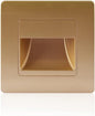LED Wall Lamp PIR Motion Sensor Stair Case Light AC85-265V Recessed Step Lamp Corridor Lighting Indoor Wall Lighting Gold