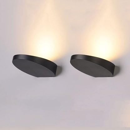 Set of 2 Warm White 3000K LED Stair Lights - 5W Indoor Wall Sconces for Living Room, Bedroom, Bedside - Art Gallery Picture e Lighting