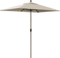 EliteShade USA 10-Year-Non-Fading 6.5x10Ft Rectangular Market Umbrella Patio Umbrella Outdoor Table Umbrella with Ventilation, Antique Beige