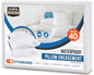 Utopia Bedding Premium 100% Waterproof Pillow Protectors with Zipper Standard Size (Set of 40), Bed Bug and Dust Mite Proof Zippered Pillow Covers, Pillow Encasement Cases, White - size: Standard (Pack of 40)