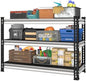 3-Tier Garage Shelving Heavy Duty,40''W x 18''D x 36''H Metal Shelving Unit,1320 lbs Weight Capacity Adjustable Storage Shelves for Retiple Tanks, Aquariums, Pantry,White