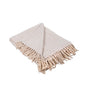 DII Diamond Throw Collection Cotton Woven, 50x60, White - color: White