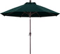 MASTERCANOPY Olefin 5-Year-Non-Fading 9ft Patio Umbrella with Tilt and Crank, Large UV Resistant Outdoor Table Umbrella with 8 Fiberglass Ribs for Deck, Yard & Market, Peacock Blue