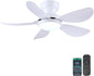 36 Inch Modern Ceiling Fans with Lights, Small Flush Mount Ceiling Fans, Remote/APP Control, 5 Reversible Curved Blades, 6 Speeds, 3 CCT Dimmable Lights for Kitchen Bedroom, White