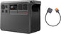 DJI Power 2000 Portable Power Station, SDC to Mavic 3 Cable, 2048Wh LFP Battery, Compact Size, 3000W Stable Output, Drone Ready in 30 Mins, Camping, Filmmaking, Flight Session