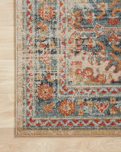 Loloi Jocelyn Collection JOC-03 Mist/Multi 2'-3" x 4'-0" .38" Thick Accent Rug - color: Mist / Multi, size: 2'3" x 4' (Rectangular)