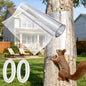 Squirrel Baffle for Tree Trunk,Squirrel Tree Guard Trunk Protector for Wooden Post Bird Feeder,Outside Baffle Guard Protector from Raccoon Deer Iguana (98inch)