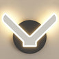 Modern Minimalist Atmosphere Lamp Wall Lights, 12W Three-Color Dimming LED Bedroom Bedside Lamp Night Light Living Room Decoration Lighting Fixture,Wall lamp