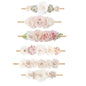 6pcs Baby Headbands Nweborn Flower Hair Bows for Girls-Infant Elastic Hair Band Bows Wraps Baby Headband Hair Accessories Gifts for Toddles