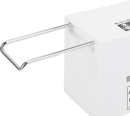 Brrnoo Mini Electric Paper Shredder, Portable Battery Powered A5 Document Shredder with Low Noise Design, for Home Office Use