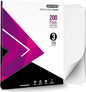 SINOPUREN Thermal Laminating Pouches, 3mil Laminating Sheets, 8.9x11.4 Inches, Letter Size, HeatSeal, Clear (200pack)