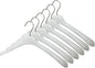 All Hung Up Hangers Plastic Coat Hangers, Clothes Hangers (White, 12pk)