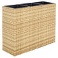 SAFAVIEH Outdoor - Rita Natural Brown Wicker 3-Tier Plant Stand with Baskets, Vertical Flower Rack Planter Shelf for Patio, Balcony, Garden, 32.28"W x 11.02"D x 24.8"H (PAT7705D) - color: Natural