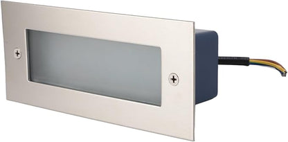 LED Step Light, Weatherproof Aluminum Alloy Stair Wall Lighting for Indoor Outdoor Stairs Steps Basements Corridors, Warm White 3000K, 17cm Length