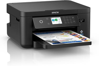 Epson Expression Home XP-5200 Wireless Color All-in-One Printer with Scan Copy, Automatic 2-Sided Printing, Borderless Photos, 150-Sheet Paper Tray and 2.4' Colorfull Display - Black