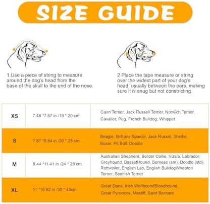 Foxtail Mask for Dogs(XL), Field Net Guard Dog Foxtail Protection Hood for Dogs Prevent Foxtails Thorns Rocks Insects, Dog Face Guard for Hiking,Outdoor Adventures