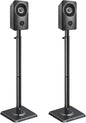 Mounting Dream Speaker Stands - Height Adjustable Speaker Stand for Vizio, Polk, JBL, Sony, Speaker Stands Pair with Wire Management (Holds up to11LBS Per Stand)