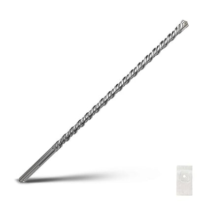 25/32 x 23.6 inch SDS Max Rotary Hammer Drill Bit, 20x600mm Carbide Tip Masonry Drill Bit,Concrete Drill Bit for Masonry, Brick, Stone, Concrete (Length :600mm / 23.6 inch, 20mm (25/32 in) Diameter)