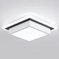 Modern LED Ceiling Light, Hallway Ceiling Light, 6000K Cold White Flush Mount Ceiling Lamp, Square Hallway Lighting Fixtures for Living Room Bedroom Bathroom Kitchen